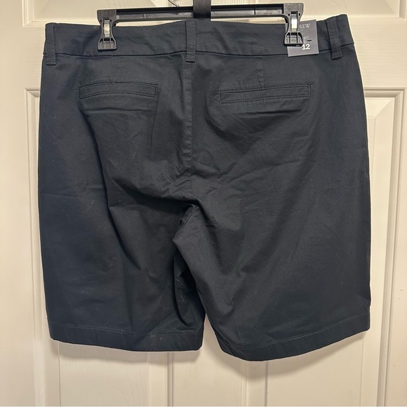 J.Crew Factory Women's Black 9" Frankie Bermuda Chino Short AL569 Size 12 - Picture 4 of 9